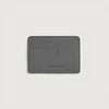 color swatch Karl Grey Leather Card Holder